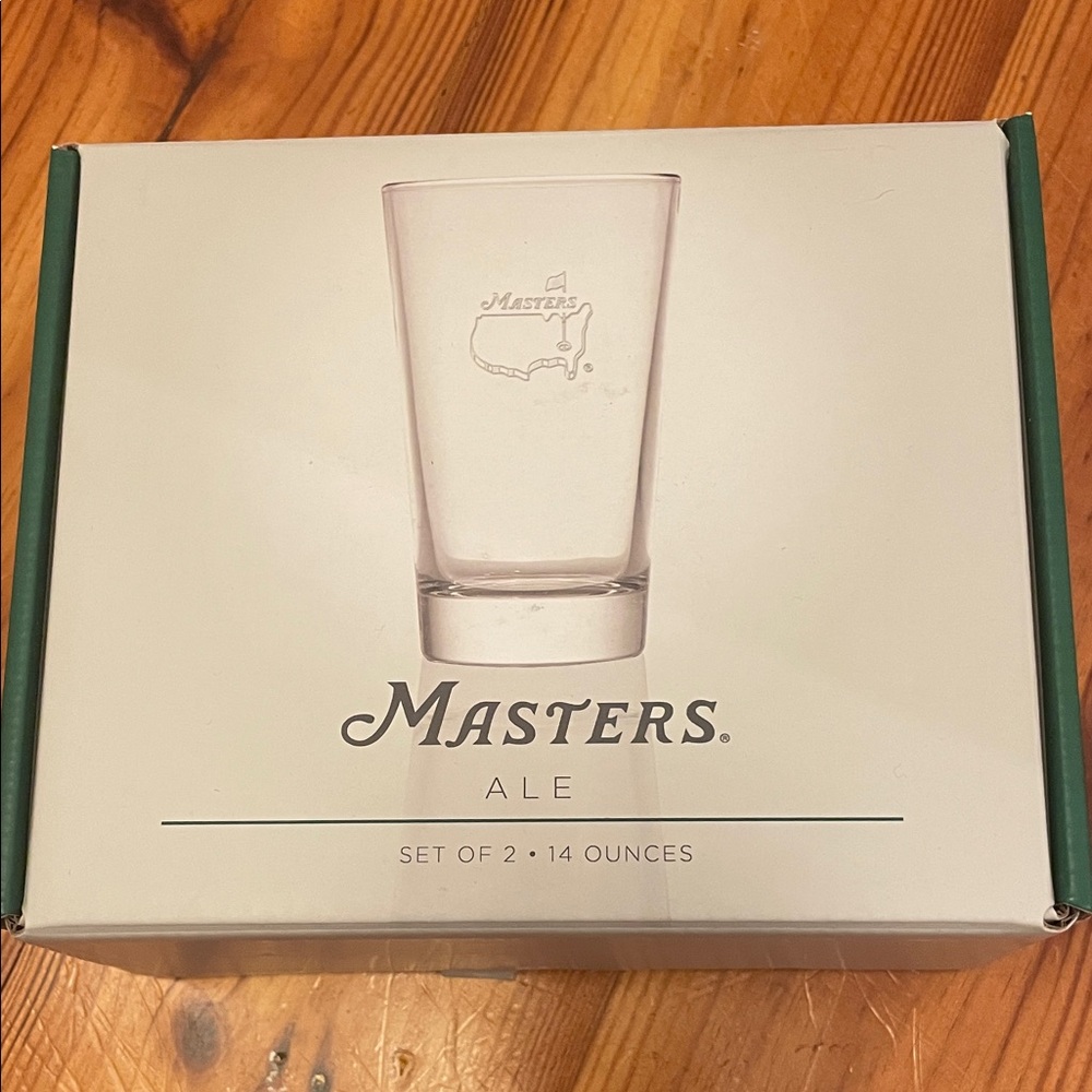 Masters Ale Glass Set with Logo
